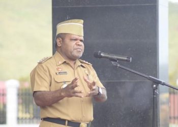 Mantan Bupati Puncak Jaya. Yuni Wonda