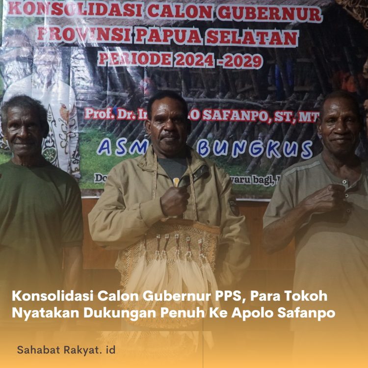 Konsolidasi Calon Gubernur PPS, Para Tokoh Nyatakan Dukungan Penuh Ke Apolo Safanpo