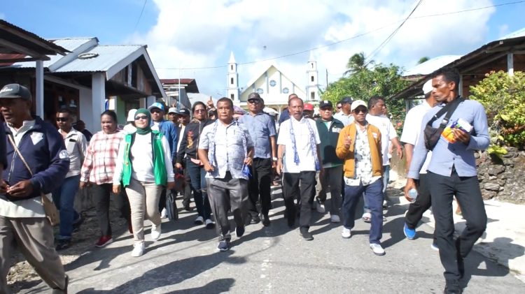 Pasangan MARYADAT Gelar Kampanye Perdana di Kecamatan Manyeuw