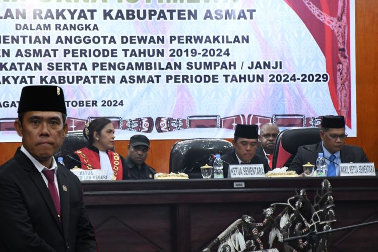 Ferdinandus Puk Jadi Ketua Sementara DPRK Asmat, Jasman Wakil Ketua