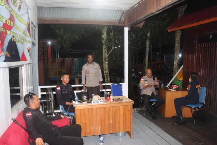 Polres Asmat Terus Pantau Rekapitulasi dan Pleno Hasil Pilkada Asmat