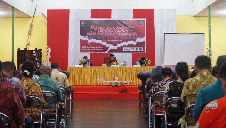 Kejari Merauke – Inspektorat Asmat Libatkan DPRK Dan Kepala OPD Ikut Sosialisasi Anti Korupsi