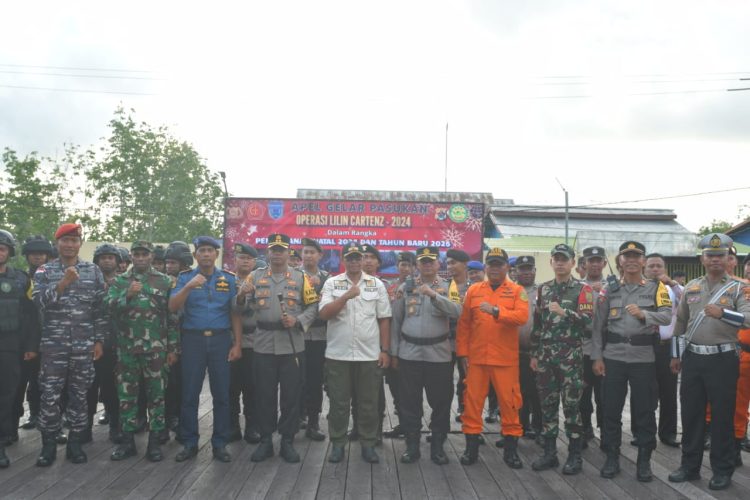 Operasi Lilin Cartenz 2024, Polres Asmat Komit Amankan Perayaan Natal dan Tahun Baru