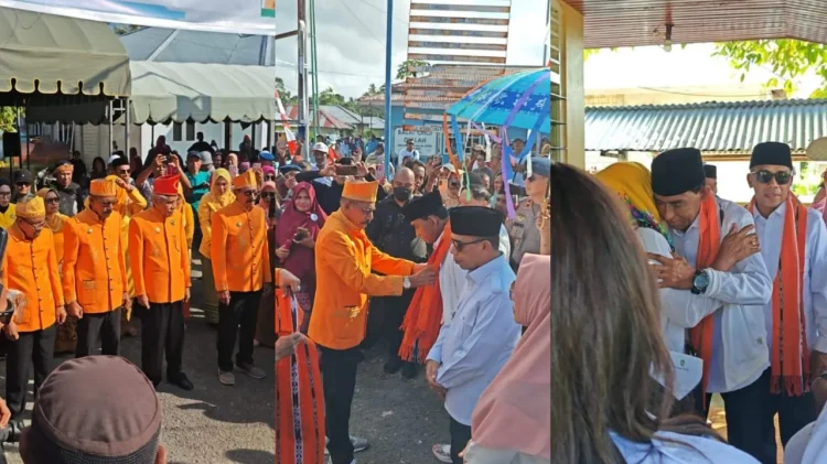 Penyambutan Adat Wali Kota dan Wakil Wali Kota Tual di Kampung Asal