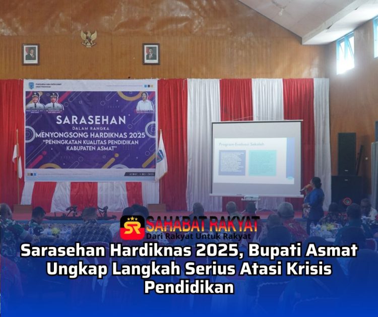 Sarasehan Hardiknas 2025, Bupati Asmat Ungkap Langkah Serius Atasi Krisis Pendidikan