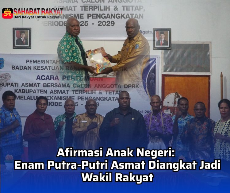 Afirmasi Anak Negeri: Enam Putra-Putri Asmat Diangkat Jadi Wakil Rakyat