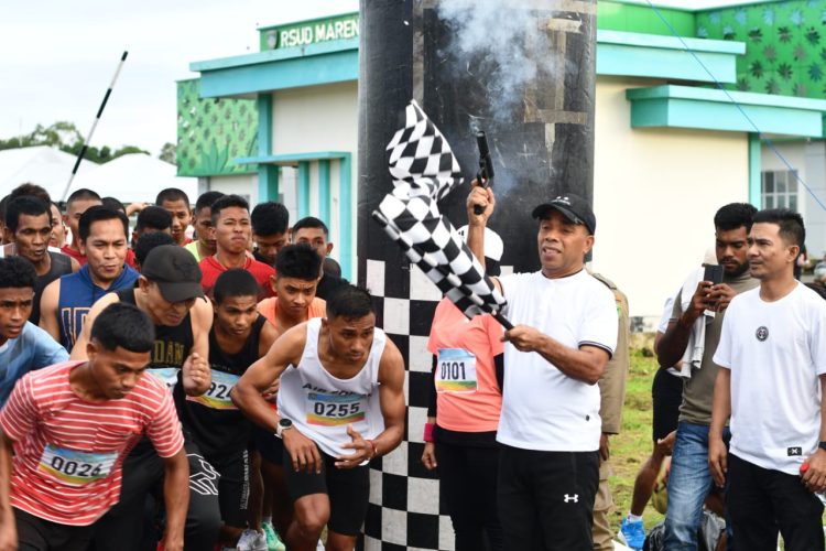 Ribuan Pelari Meriahkan Fun Run Pembuka HUT ke-18 Kota Tual