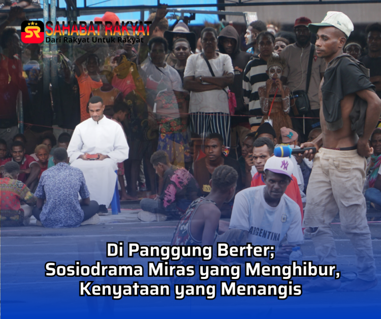 Di Panggung Berter; Sosiodrama Miras yang Menghibur, Kenyataan yang Menangis