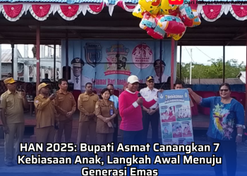 HAN 2025: Bupati Asmat Canangkan 7 Kebiasaan Anak, Langkah Awal Menuju Generasi Emas