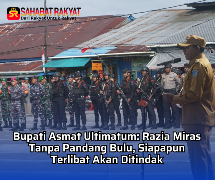 Bupati Asmat Ultimatum: Razia Miras Tanpa Pandang Bulu, Siapapun Terlibat Akan Ditindak