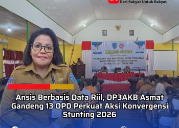 Ansis Berbasis Data Riil, DP3AKB Asmat Gandeng 13 OPD Perkuat Aksi Konvergensi Stunting