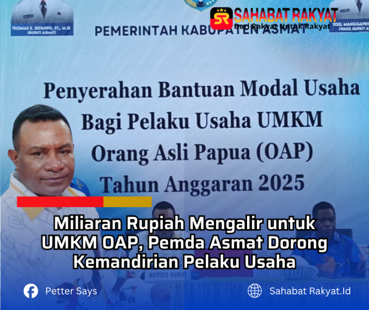 Miliaran Rupiah Mengalir untuk UMKM OAP, Pemda Asmat Dorong Kemandirian Pelaku Usaha