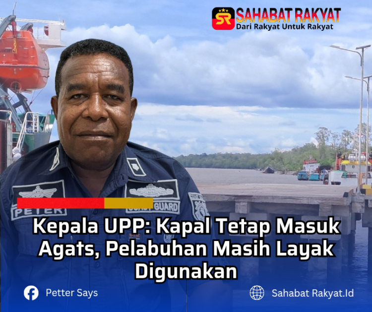 Kepala UPP: Kapal Tetap Masuk Agats, Pelabuhan Masih Layak Digunakan