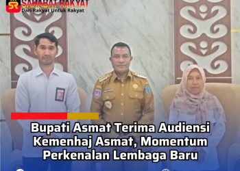 Bupati Asmat Terima Audiensi Kemenhaj Asmat, Momentum Perkenalan Lembaga Baru