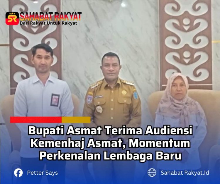 Bupati Asmat Terima Audiensi Kemenhaj Asmat, Momentum Perkenalan Lembaga Baru