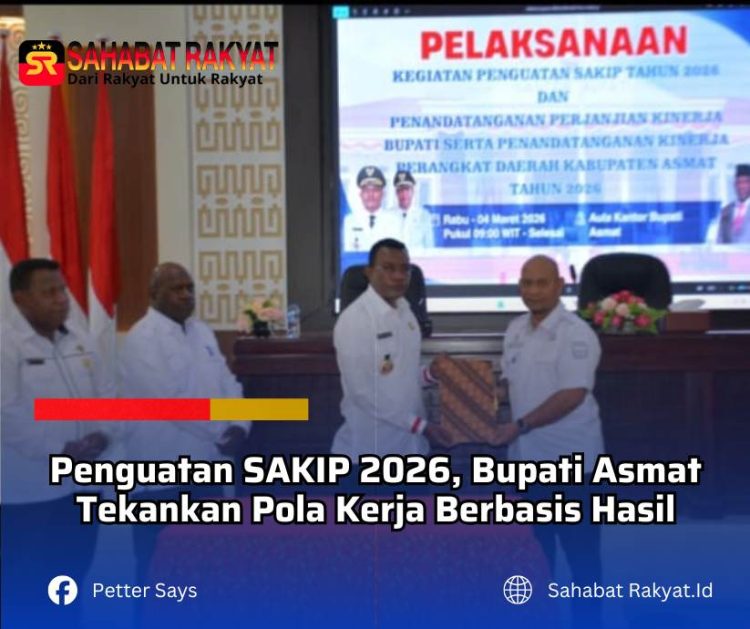 Penguatan SAKIP 2026, Bupati Asmat Tekankan Pola Kerja Berbasis Hasil