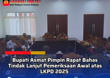Bupati Asmat Pimpin Rapat Bahas Tindak Lanjut Pemeriksaan Awal atas LKPD 2025