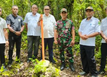 Pemkot Tual dan Kodim 1503 Tinjau Lokasi Pembangunan Batalyon Yonif 735/Navi Ratni