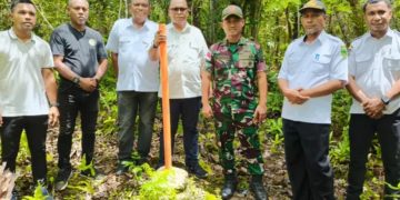 Pemkot Tual dan Kodim 1503 Tinjau Lokasi Pembangunan Batalyon Yonif 735/Navi Ratni
