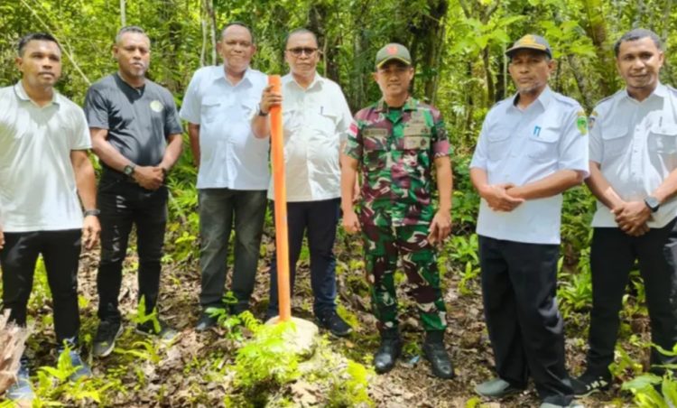 Pemkot Tual dan Kodim 1503 Tinjau Lokasi Pembangunan Batalyon Yonif 735/Navi Ratni