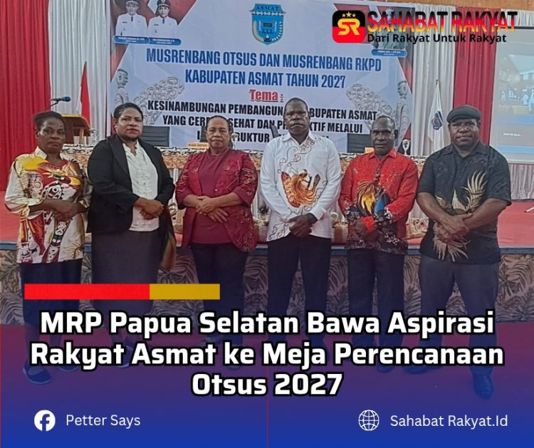 MRP Papua Selatan Bawa Aspirasi Rakyat Asmat ke Meja Perencanaan Otsus 2027