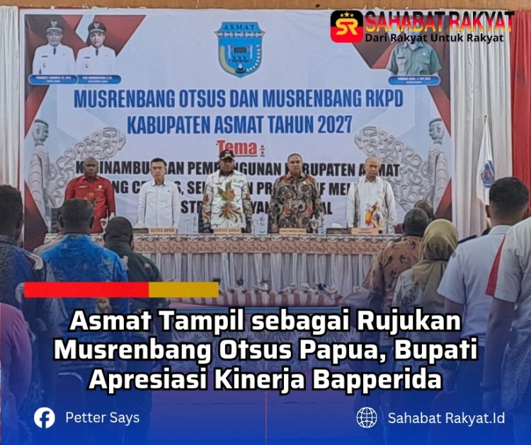 Asmat Tampil sebagai Rujukan Musrenbang Otsus Papua, Bupati Apresiasi Kinerja Bapperida