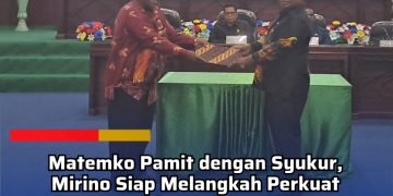 Matemko Pamit dengan Syukur, Mirino Siap Melangkah Perkuat Pelayanan Sekretariat DPRK Asmat