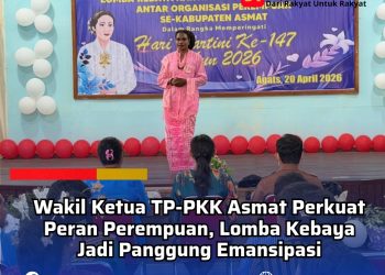 Wakil Ketua TP-PKK Asmat Perkuat Peran Perempuan, Lomba Kebaya Jadi Panggung Emansipasi