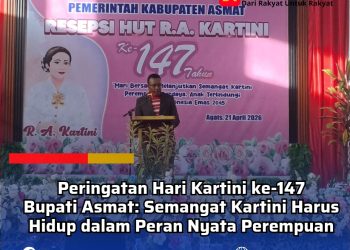 Peringatan Hari Kartini ke-147 Bupati Asmat: Semangat Kartini Harus Hidup dalam Peran Nyata Perempuan