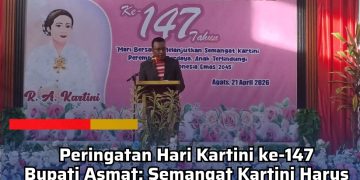 Peringatan Hari Kartini ke-147 Bupati Asmat: Semangat Kartini Harus Hidup dalam Peran Nyata Perempuan