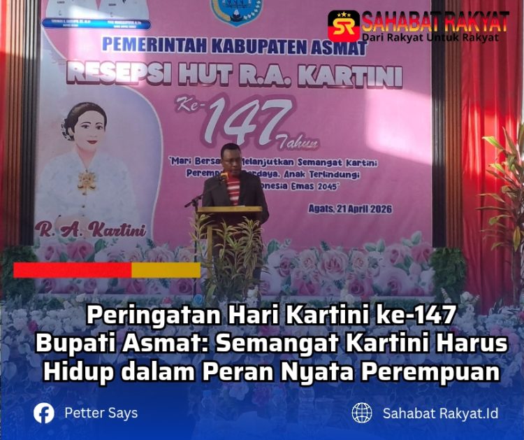 Peringatan Hari Kartini ke-147 Bupati Asmat: Semangat Kartini Harus Hidup dalam Peran Nyata Perempuan