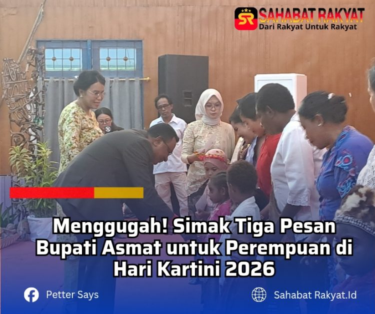 Menggugah! Simak Tiga Pesan Bupati Asmat untuk Perempuan di Hari Kartini 2026