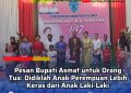 Pesan Bupati Asmat untuk Orang Tua: Didiklah Anak Perempuan Lebih Keras dari Anak Laki-Laki